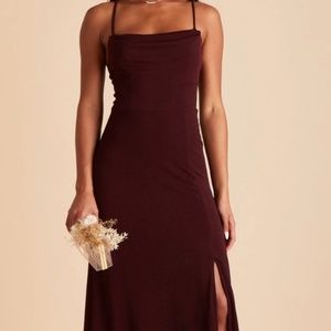 Birdy Grey Ash Dress in Color Crepe Cabernet!